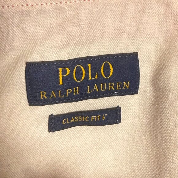 Polo Ralph Lauren Men's XL Salmon Classic Fit Preppy Chino Flat Front Shorts - Picture 6 of 6